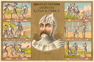 El Caballero de Bayard y escenas de su vida de French School
